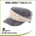 New ladies fur dress hat for autum winter warm hats&caps winter fur hats for women